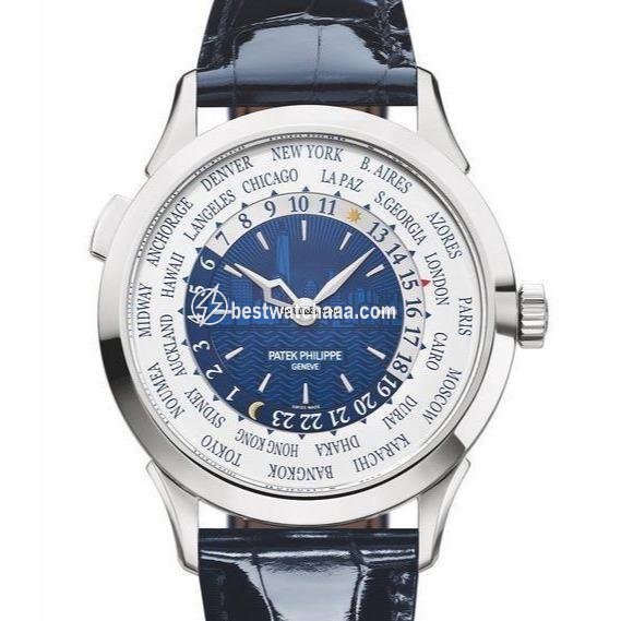 Patek Philippe World Time Mens watch Unisex Automatic White gold 5230G