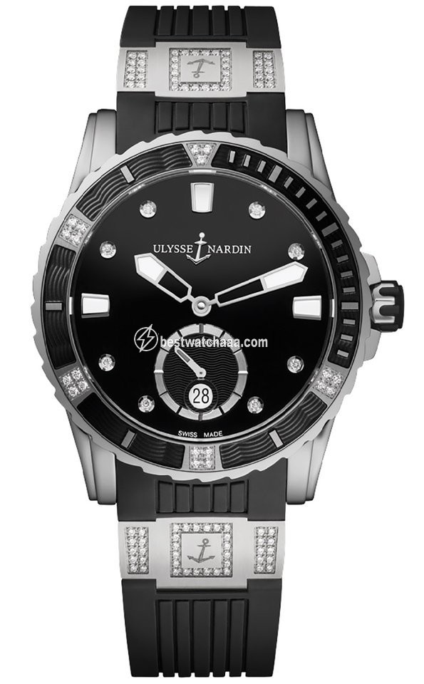 Ulysse Nardin Lady Diver Womens watch Automatic Steel 3203-190-3C 12.12