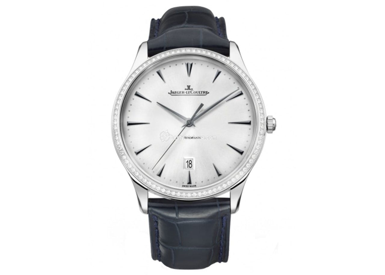 Jaeger-LeCoultre Master Ultra Thin Date Mens watch Unisex Automatic White gold Q1283501