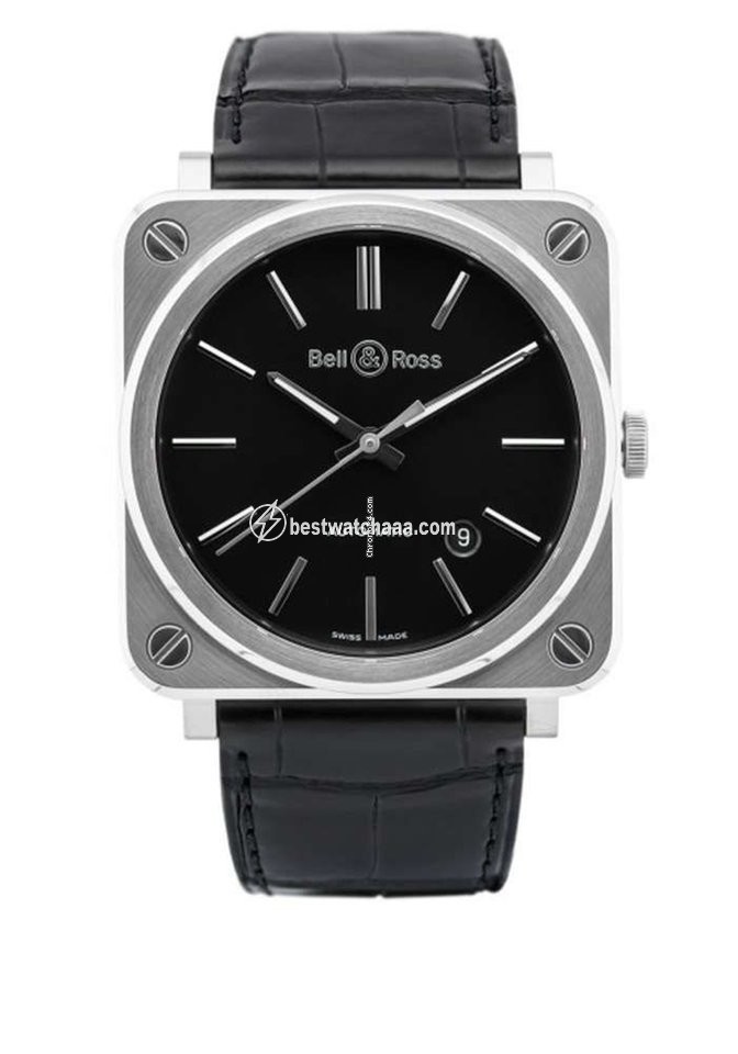 Bell & Ross BR S Mens watch Unisex Automatic Steel BRS92-BLC-ST SCR