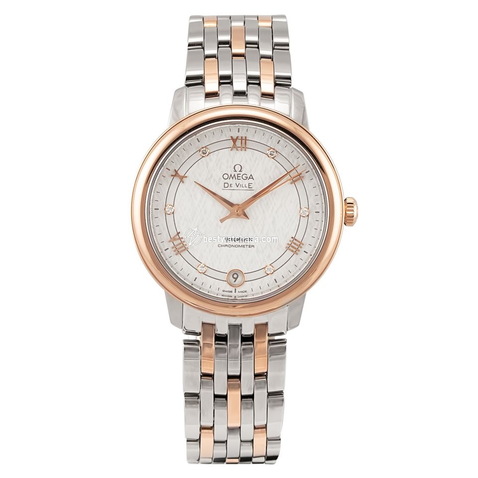Omega De Ville Prestige Womens watch Automatic Gold Steel 424.20.33.20.52.002