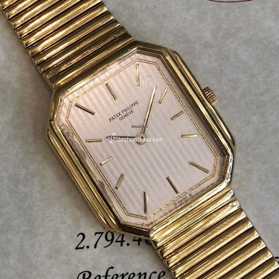 Patek Philippe Gondolo Mens watch Unisex Quartz Yellow gold 3853