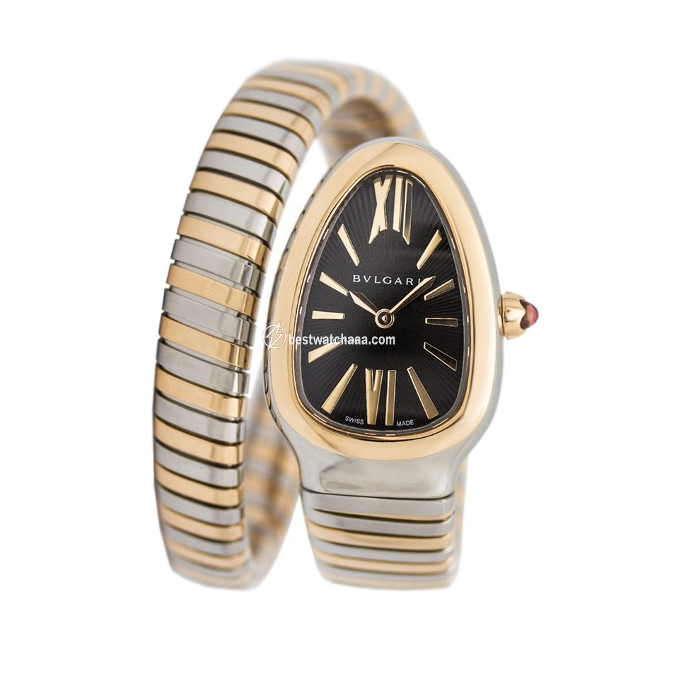 Bulgari Serpenti Womens watch Quartz Gold Steel 102123 SP35BSPG.1T