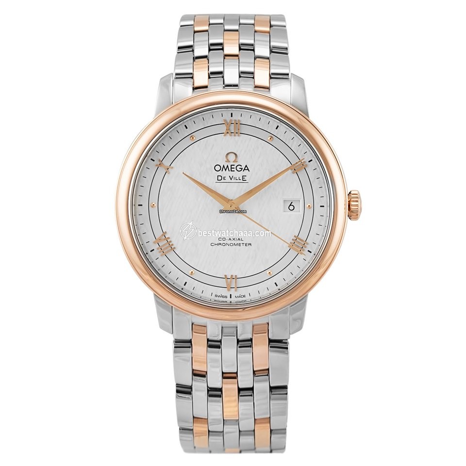 Omega De Ville Prestige Mens watch Unisex Automatic Gold Steel 424.20.40.20.02.002