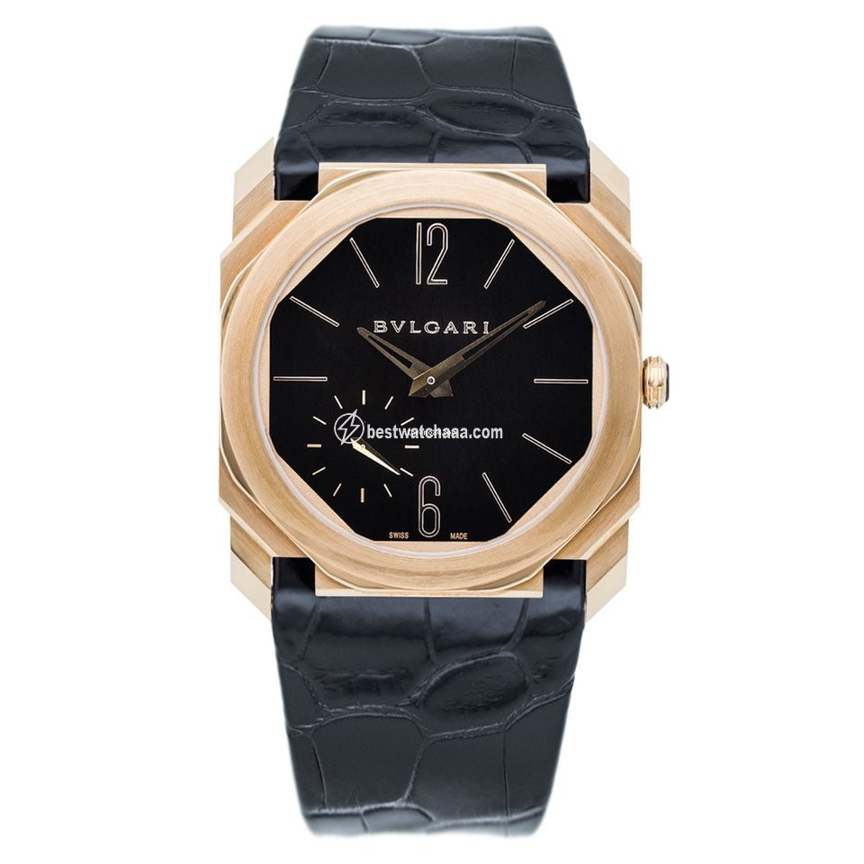 Bulgari Octo Mens watch Unisex Manual winding Rose gold 102371 BGOP40BGLXT