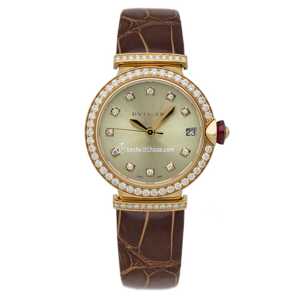Bulgari Lucea Womens watch Automatic Rose gold 102646 LUP33C6GDLD 11.A
