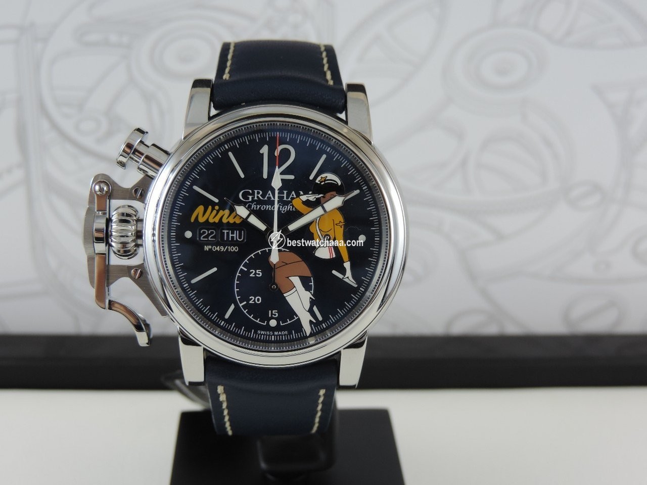 Graham Chronofighter Mens watch Unisex Automatic Steel 2CVAS.U04A.L129S