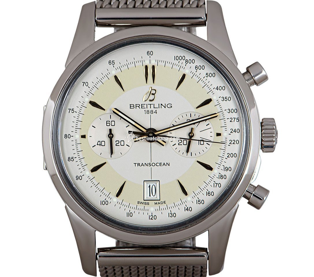 Breitling Transocean Mens watch Unisex Automatic Steel AB015412 G784 154A