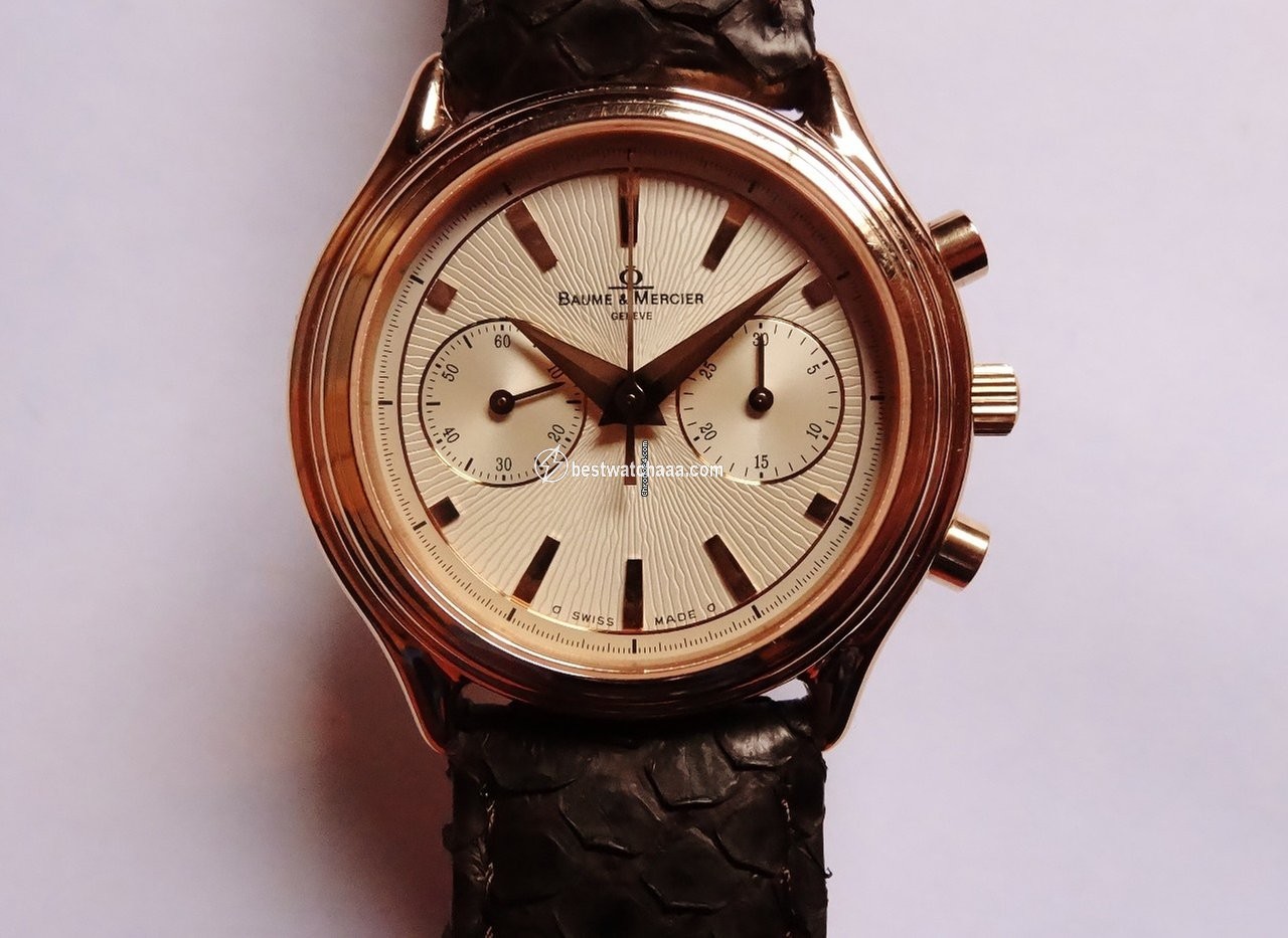 Baume & Mercier Mens watch Unisex Manual winding Rose gold MV045184