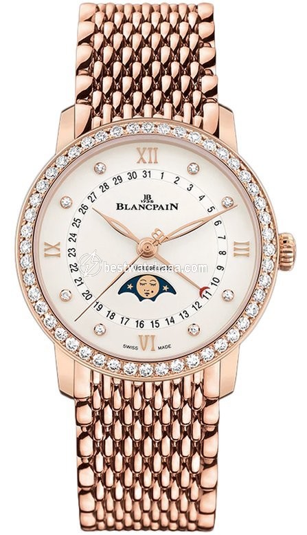 Blancpain Villeret Womens watch Automatic Rose gold 6126-2987-mmb