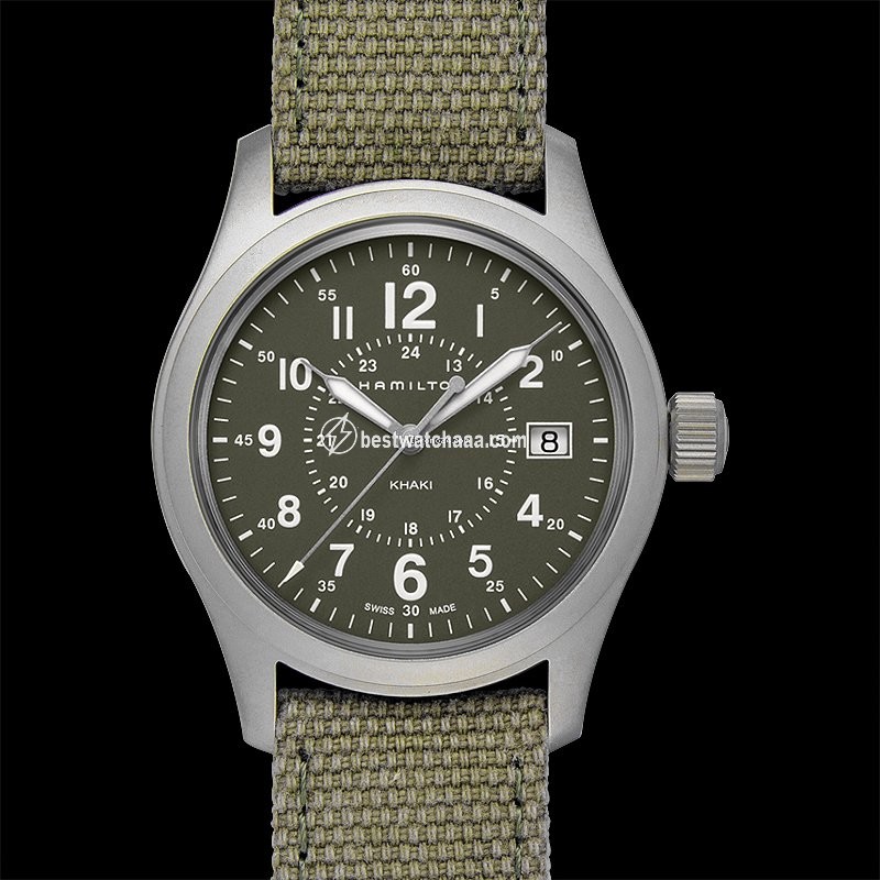 Hamilton Khaki Field Mens watch Unisex Quartz Steel H68201963