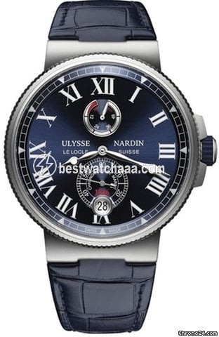 Ulysse Nardin Marine Chronometer Manufacture Mens watch Unisex Automatic Steel 1183-122 43