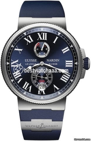 Ulysse Nardin Marine Chronometer Manufacture Mens watch Unisex Automatic Steel 1183-122-3 43