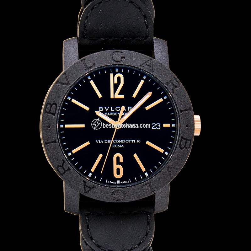 Bulgari Mens watch Unisex Automatic Carbon 102632