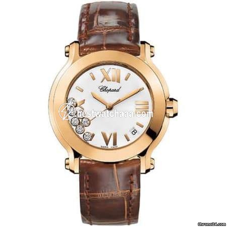 Chopard Happy Sport Womens watch Quartz Rose gold 277471-5001