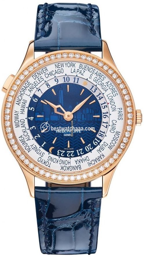 Patek Philippe World Time Womens watch Automatic Rose gold 7130R-012