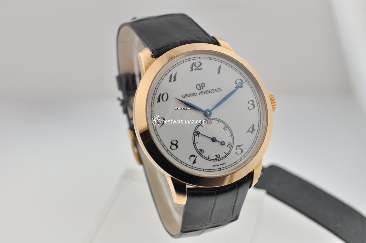 Girard Perregaux 1966 Mens watch Unisex Manual winding Rose gold 49534-52-711-BK6A