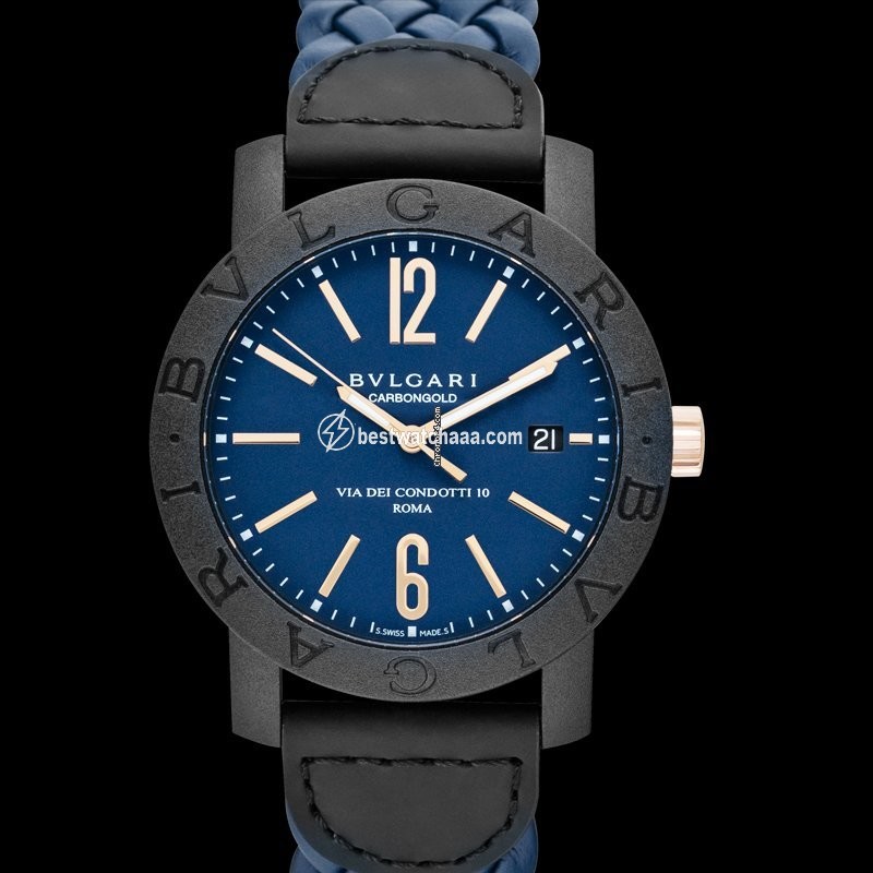 Bulgari Mens watch Unisex Automatic Carbon 102634