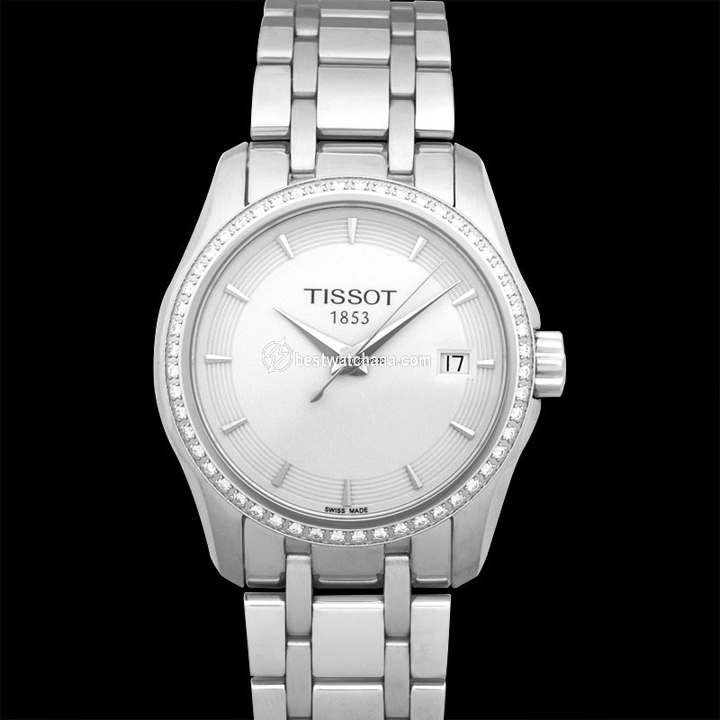 Tissot Couturier Womens watch Quartz Steel T035.210.61.011.00