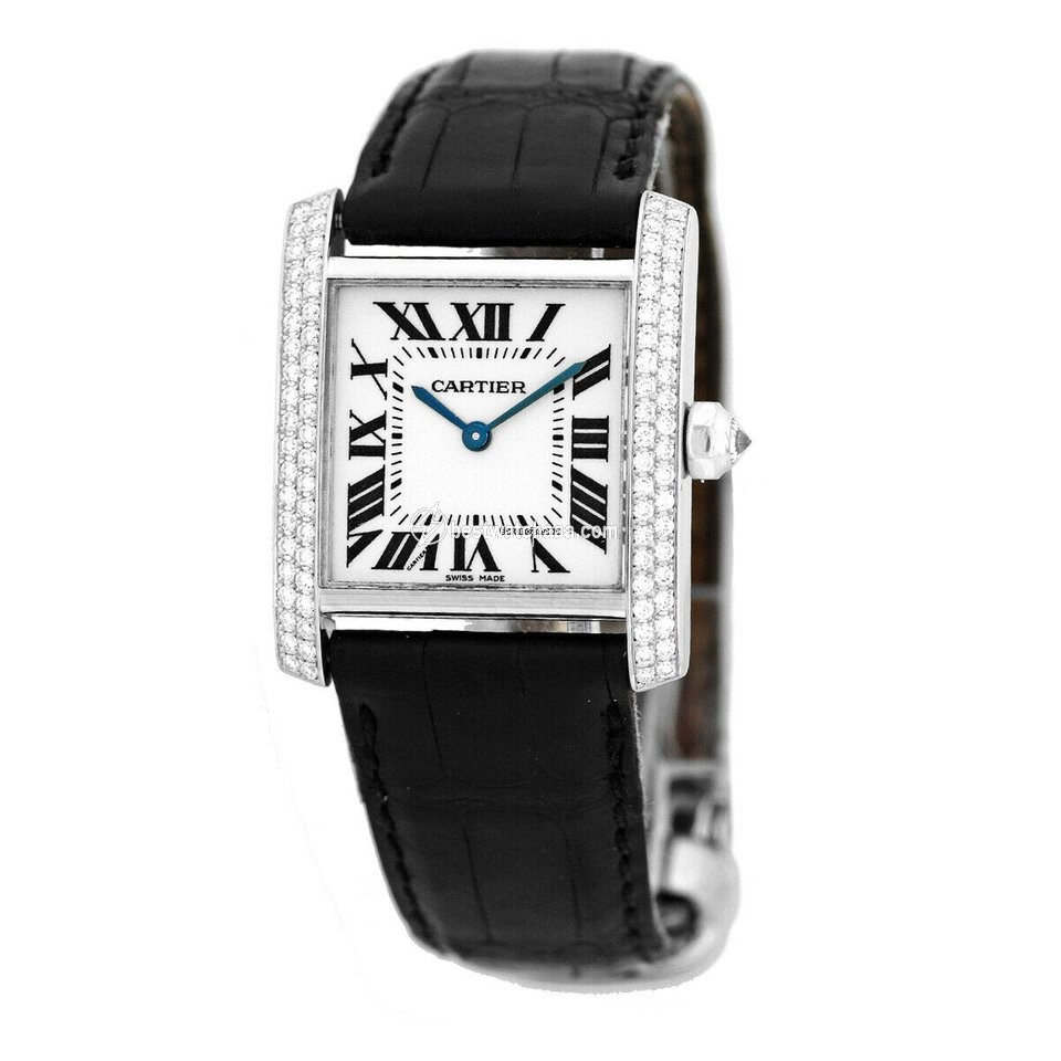 Cartier Tank Francaise Womens watch Quartz White gold WE101751
