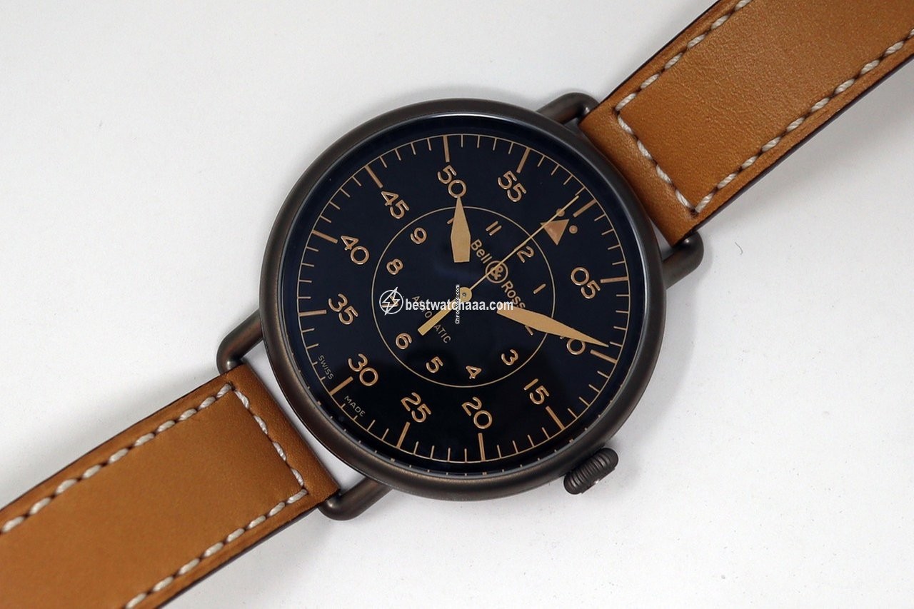 Bell & Ross Vintage Mens watch Unisex Automatic Steel BRWW1-92-HER SCA