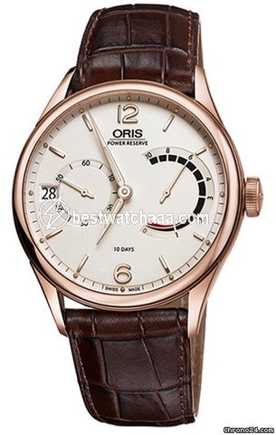 Oris Artelier Calibre 111 Mens watch Unisex Manual winding Rose gold 01 111 7700 6061-Set 1 23 86