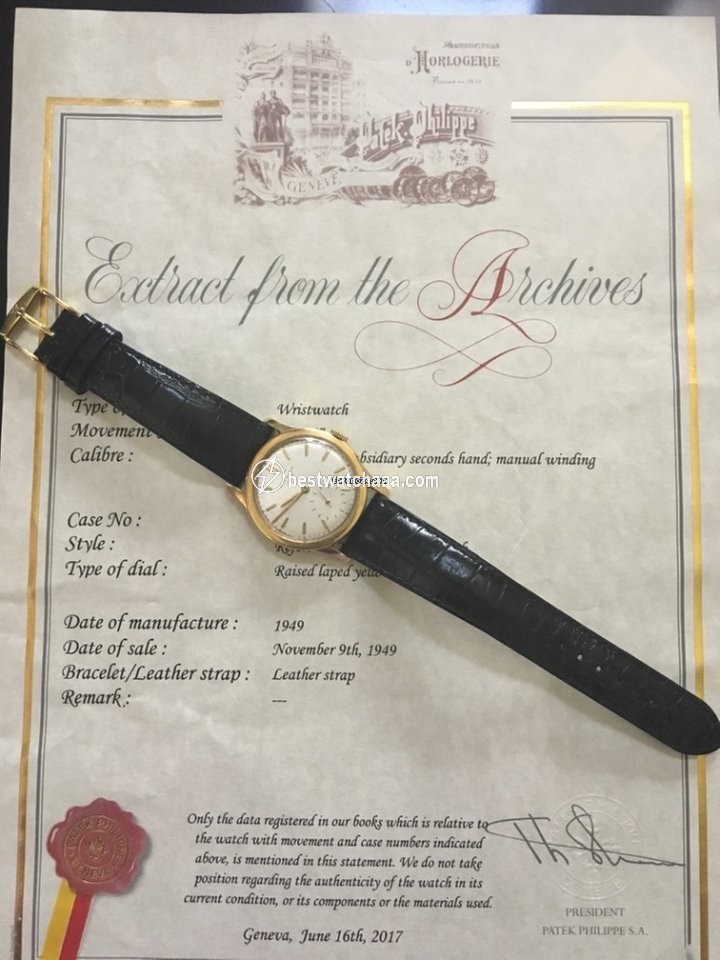 Patek Philippe Calatrava Mens watch Unisex Manual winding Yellow gold 2449