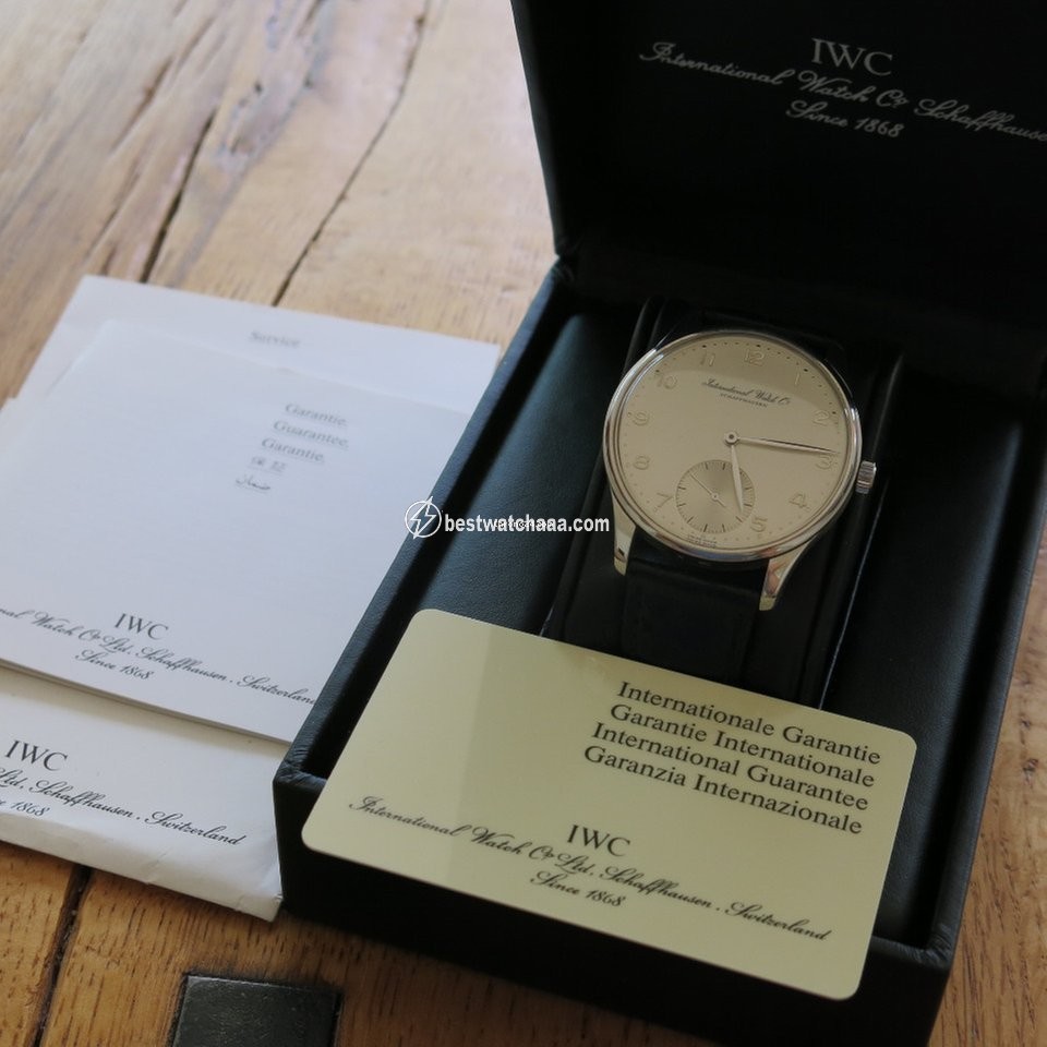 IWC Portuguese Hand-Wound Mens watch Unisex Manual winding Platinum 5441