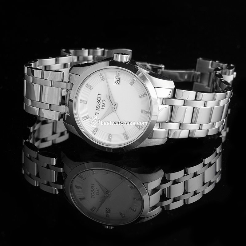 Tissot Couturier Womens watch Quartz Steel T035.210.11.016.00