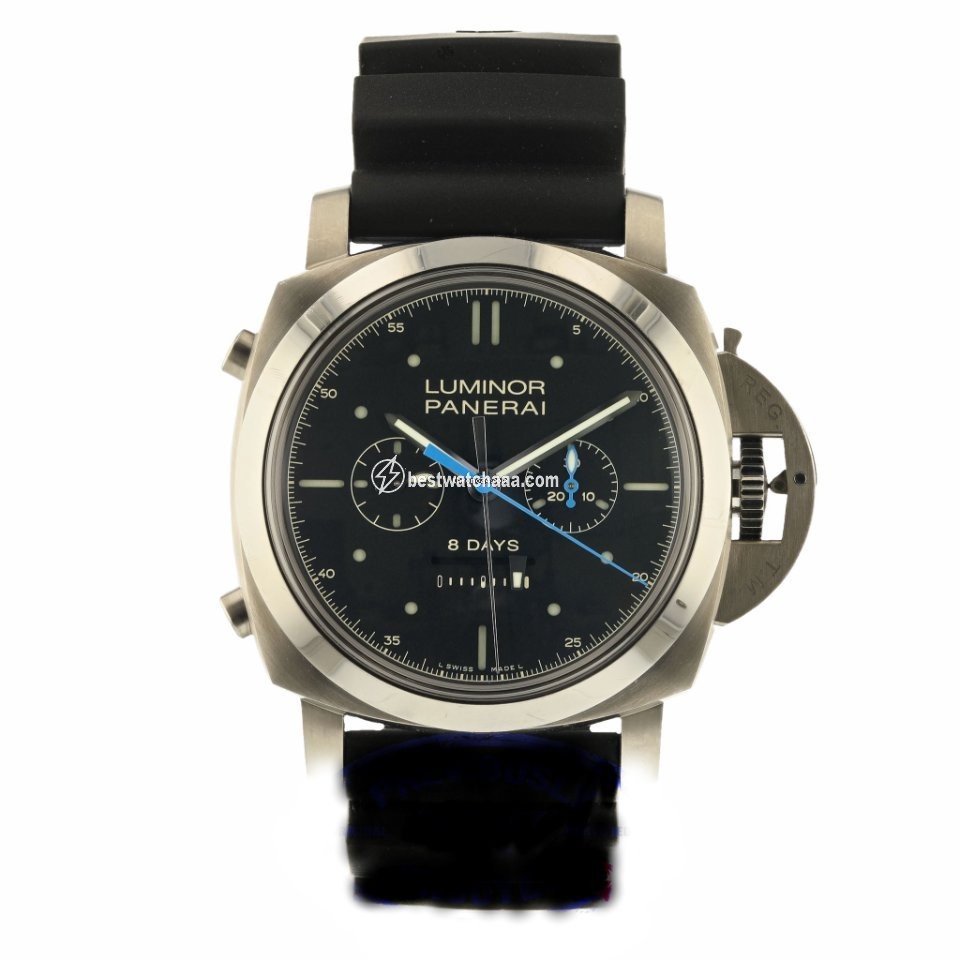 Panerai Luminor 1950 Rattrapante 8 Days Mens watch Unisex Manual winding Titanium PAM 00530