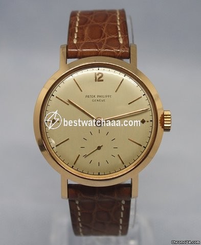 Patek Philippe Calatrava Mens watch Unisex Manual winding Rose gold 2458