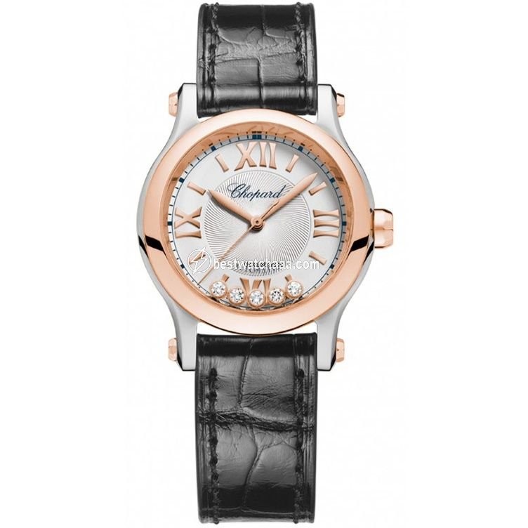 Chopard Happy Sport Womens watch Automatic Gold Steel 278573-6001