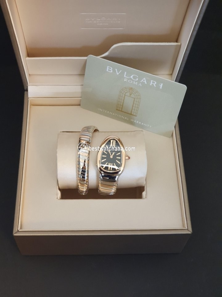 Bulgari Serpenti Womens watch Quartz Gold Steel SP35BSPG.1T- 102123