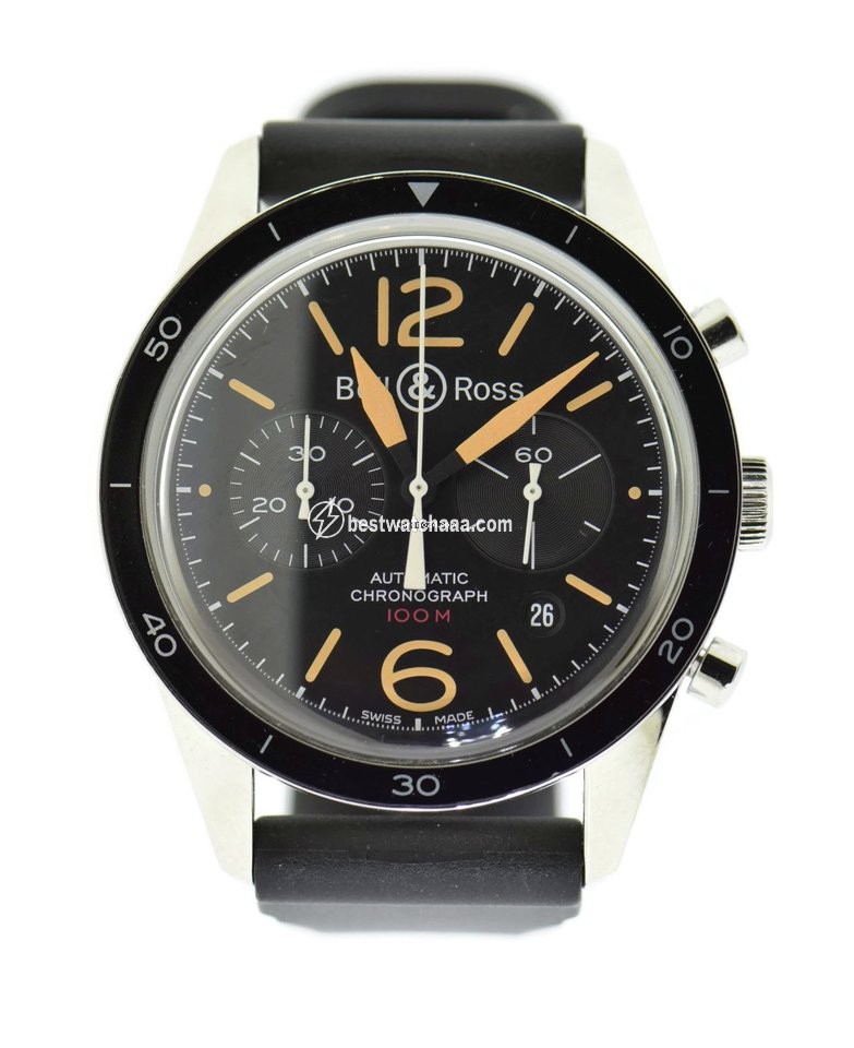 Bell & Ross Vintage Mens watch Unisex Automatic Steel BR126-HERITAGE